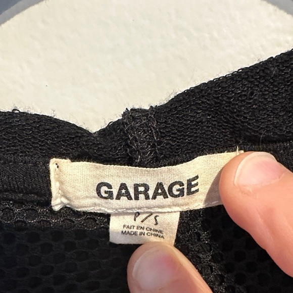 🌸Garage Black Mesh Detail Top - Picture 2 of 5